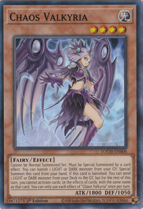 Chaos Valkyria [TOCH-EN008] Super Rare - Doe's Cards