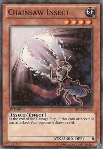 Chainsaw Insect [BP01-EN142] Starfoil Rare - Doe's Cards