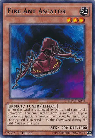 Fire Ant Ascator [LC5D-EN224] Rare - Doe's Cards