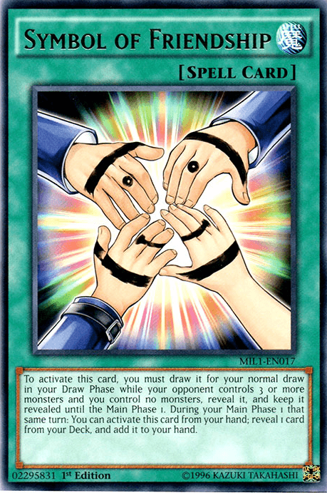 Symbol of Friendship [MIL1-EN017] Rare - Doe's Cards