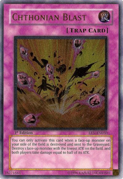 Chthonian Blast [EEN-EN050] Ultimate Rare - Doe's Cards