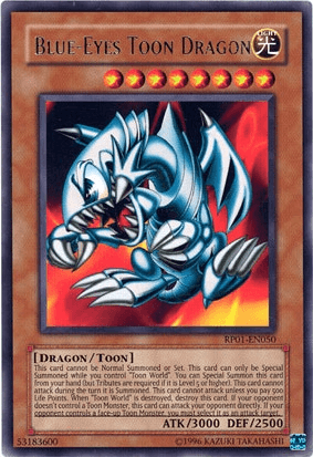 Blue-Eyes Toon Dragon [RP01-EN050] Rare - Doe's Cards