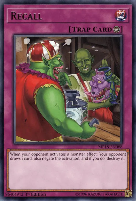 Recall [MP18-EN088] Rare - Doe's Cards