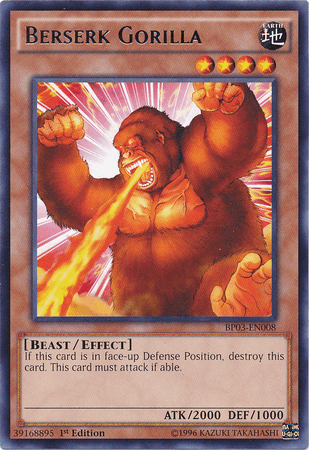 Berserk Gorilla [BP03-EN008] Rare - Doe's Cards