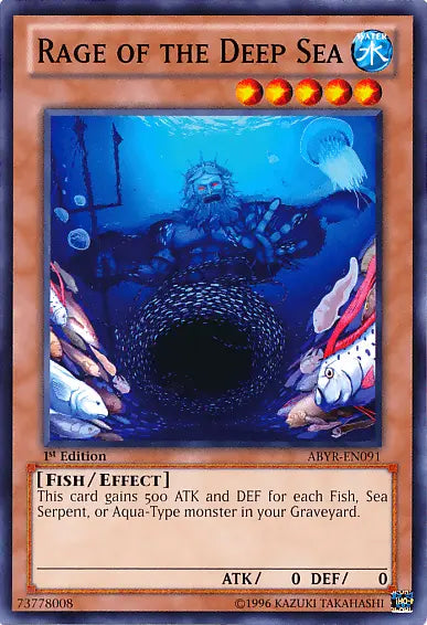 Rage of the Deep Sea [ABYR-EN091] Common - Doe's Cards
