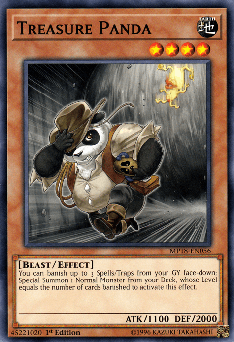 Treasure Panda [MP18-EN056] Common - Doe's Cards