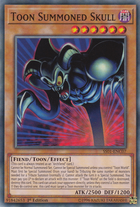 Toon Summoned Skull [SS01-ENC07] Common - Doe's Cards