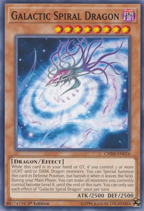 Galactic Spiral Dragon [CHIM-EN016] Common - Doe's Cards