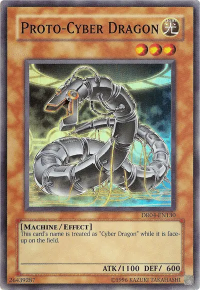 Proto-Cyber Dragon [DR04-EN130] Super Rare - Doe's Cards