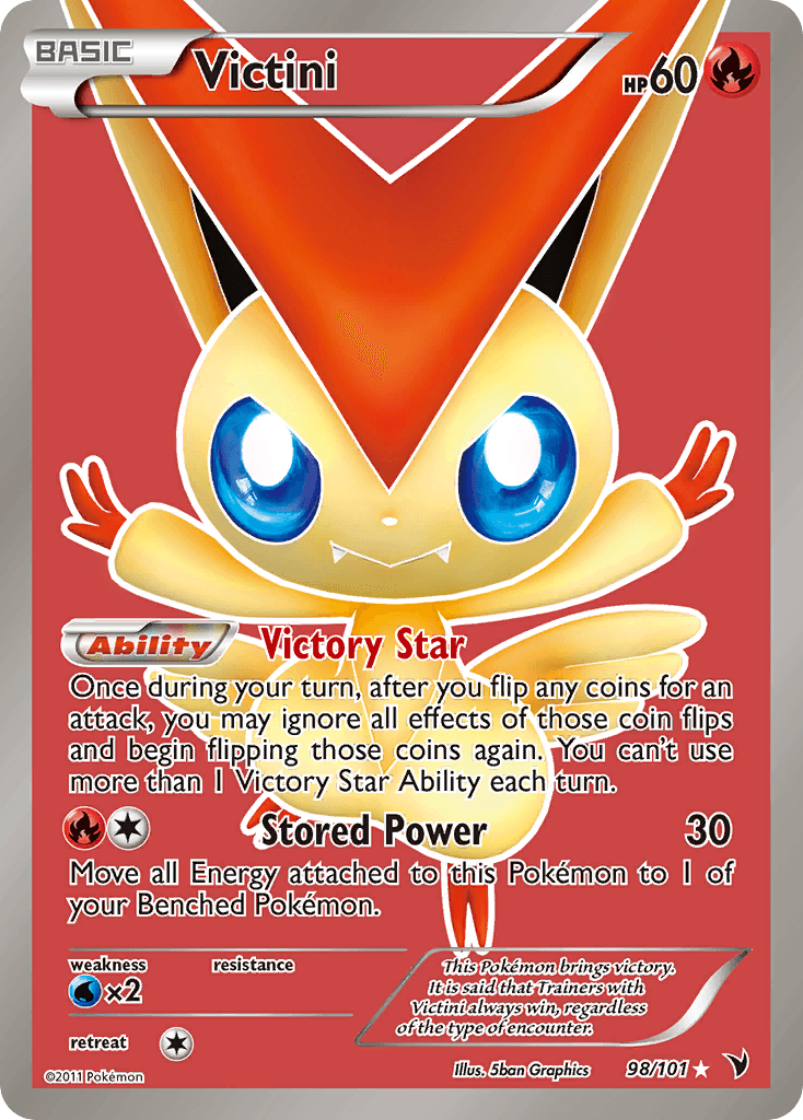 Victini (98/101) [Black & White: Noble Victories] - Doe's Cards