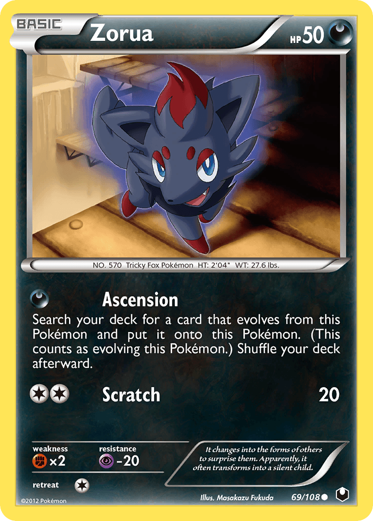 Zorua (69/108) [Black & White: Dark Explorers] - Doe's Cards