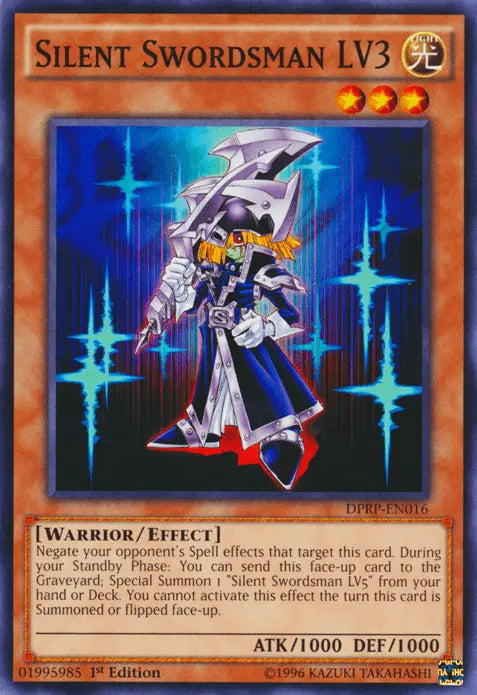 Silent Swordsman LV3 [DPRP-EN016] Common - Doe's Cards