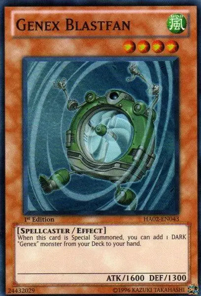 Genex Blastfan [HA02-EN043] Super Rare - Doe's Cards