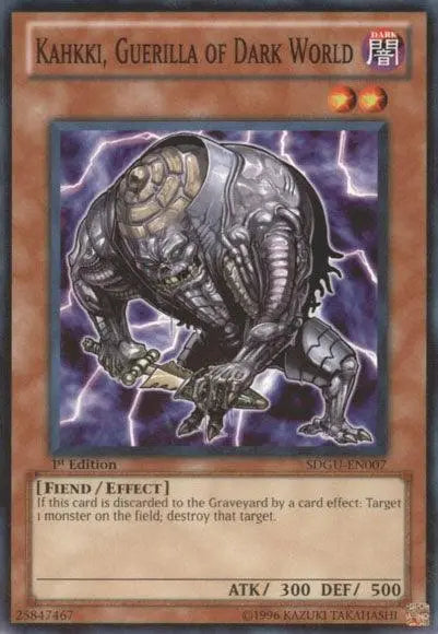 Kahkki, Guerilla of Dark World [SDGU-EN007] Common - Doe's Cards