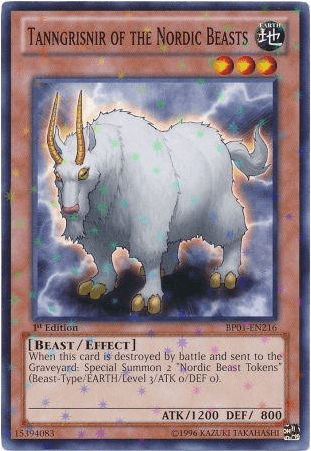 Tanngrisnir of the Nordic Beasts [BP01-EN216] Starfoil Rare - Doe's Cards