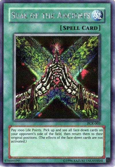 Seal of the Ancients (Power of Chaos: Kaiba the Revenge) [PCK-003] Secret Rare - Doe's Cards