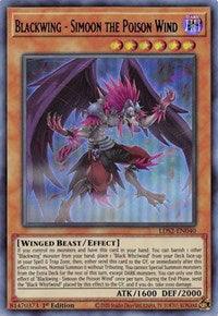 Blackwing - Simoon the Poison Wind (Purple) [LDS2-EN040] Ultra Rare - Doe's Cards