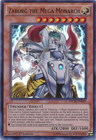 Zaborg the Mega Monarch [NECH-EN037] Ultra Rare - Doe's Cards