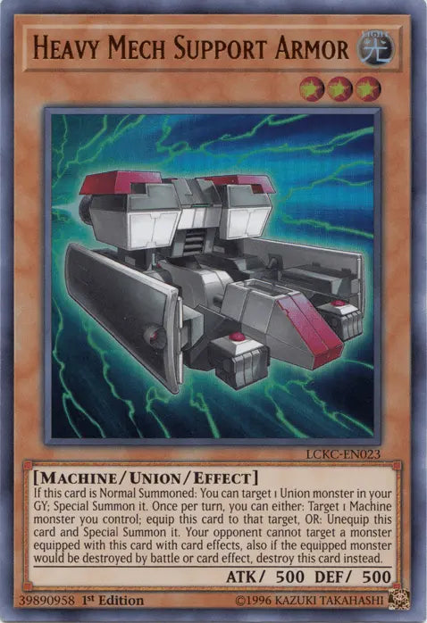 Heavy Mech Support Armor [LCKC-EN023] Ultra Rare - Doe's Cards