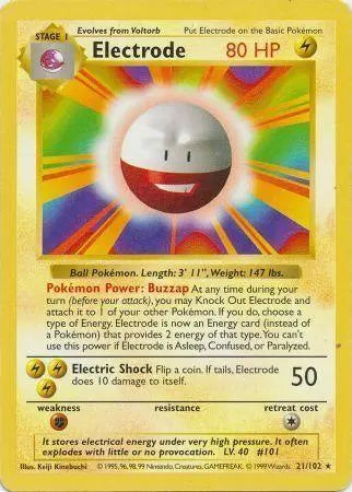 Electrode (21/102) [Base Set Shadowless Unlimited] - Doe's Cards