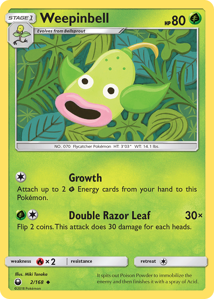 Weepinbell (2/168) [Sun & Moon: Celestial Storm] - Doe's Cards