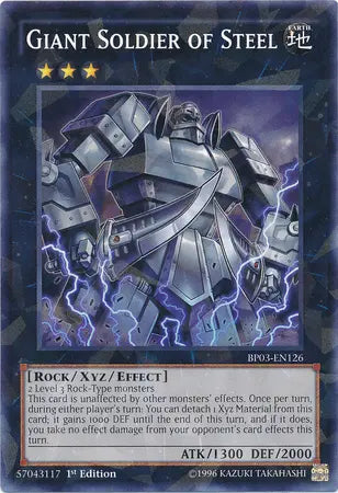 Giant Soldier of Steel [BP03-EN126] Shatterfoil Rare - Doe's Cards