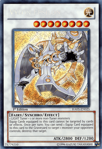 Vylon Epsilon [HA05-EN025] Secret Rare - Doe's Cards