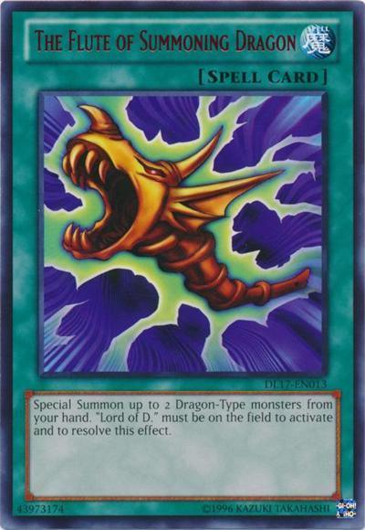 The Flute of Summoning Dragon (Green) [DL17-EN013] Rare - Doe's Cards