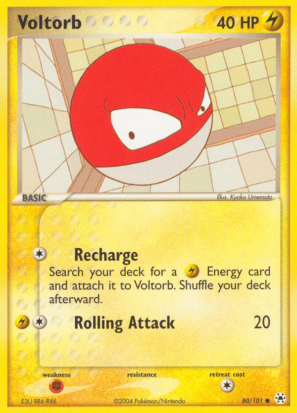 Voltorb (80/101) [EX: Hidden Legends] - Doe's Cards