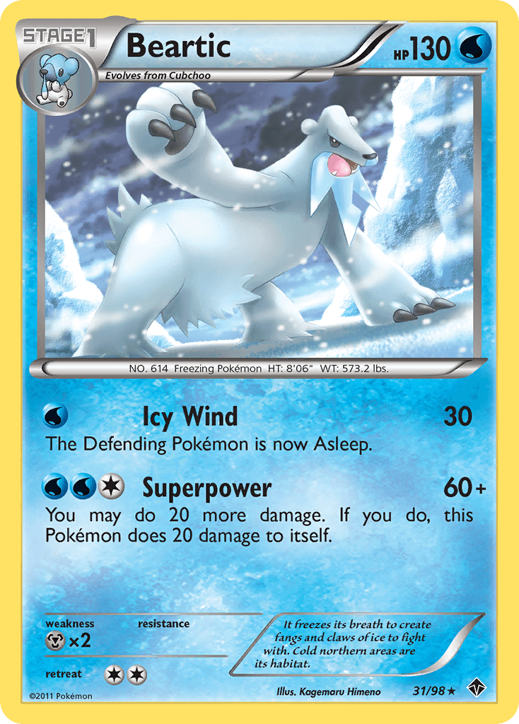 Beartic (31/98) [Black & White: Emerging Powers] - Doe's Cards