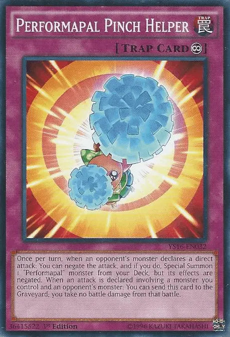 Performapal Pinch Helper [YS16-EN032] Common - Doe's Cards