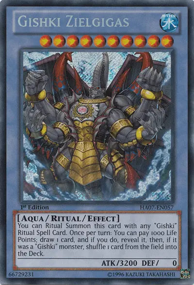 Gishki Zielgigas [HA07-EN057] Secret Rare - Doe's Cards