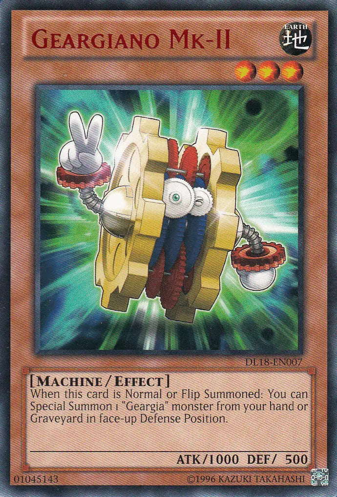 Geargiano Mk-II (Red) [DL18-EN007] Rare - Doe's Cards