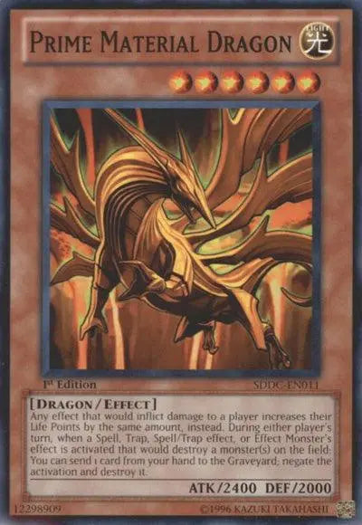 Prime Material Dragon [SDDC-EN011] Common - Doe's Cards