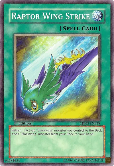 Raptor Wing Strike [CRMS-EN048] Common - Doe's Cards