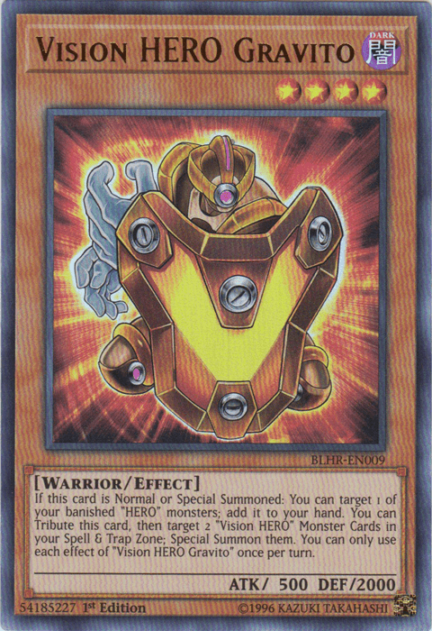 Vision Hero Gravito [BLHR-EN009] Ultra Rare - Doe's Cards