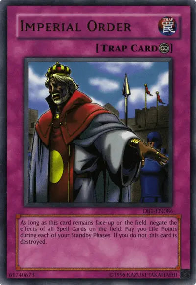 Imperial Order [DB1-EN086] Ultra Rare - Doe's Cards