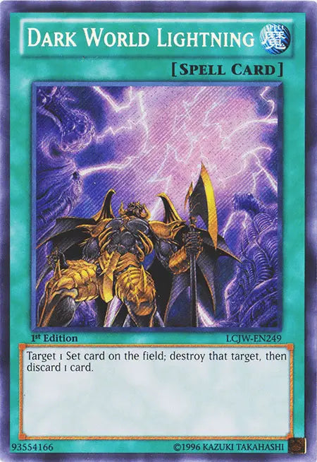 Dark World Lightning [LCJW-EN249] Secret Rare - Doe's Cards