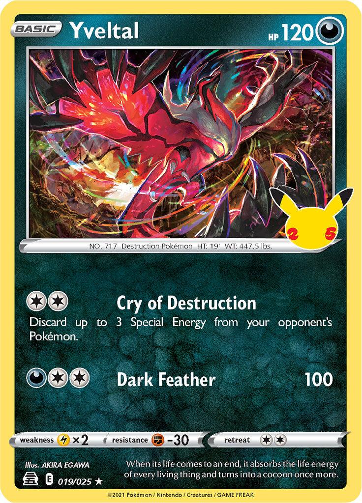 Yveltal (019/025) [Celebrations: 25th Anniversary] - Doe's Cards