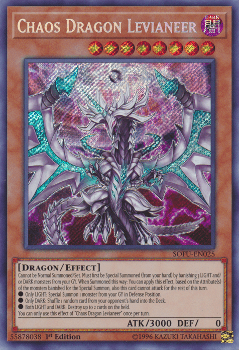 Chaos Dragon Levianeer [SOFU-EN025] Secret Rare - Doe's Cards