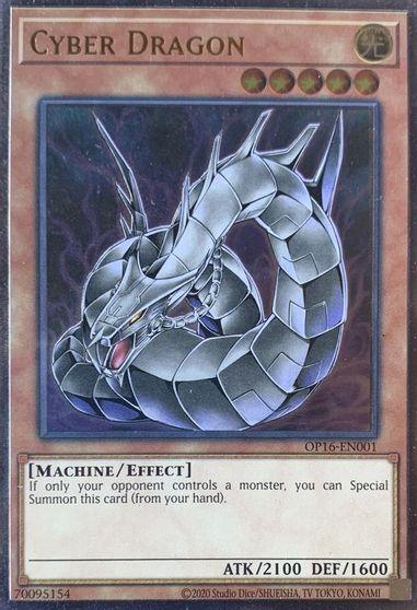 Cyber Dragon [OP16-EN001] Ultimate Rare - Doe's Cards