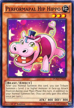 Performapal Hip Hippo [DUEA-EN008] Common - Doe's Cards