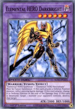 Elemental HERO Darkbright [SGX1-ENA25] Common - Doe's Cards