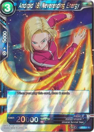 Android 18, Neverending Energy (DB2-037) [Divine Multiverse] - Doe's Cards