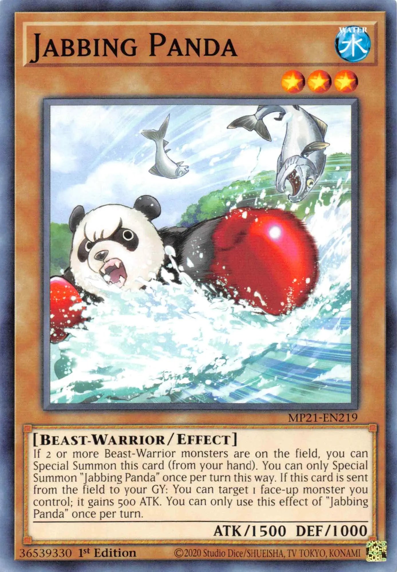 Jabbing Panda [MP21-EN219] Common - Doe's Cards