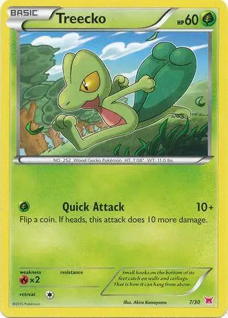 Treecko (7/30) [XY: Trainer Kit - Latias & Latios] - Doe's Cards