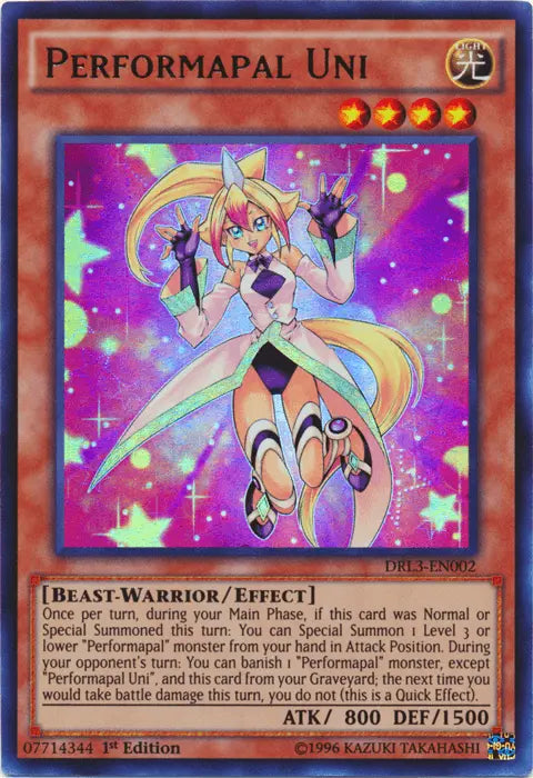 Performapal Uni [DRL3-EN002] Ultra Rare - Doe's Cards