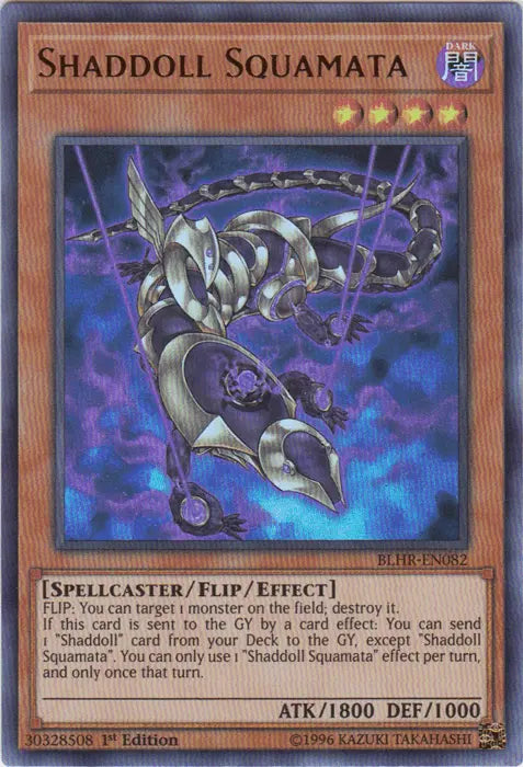 Shaddoll Squamata [BLHR-EN082] Ultra Rare - Doe's Cards