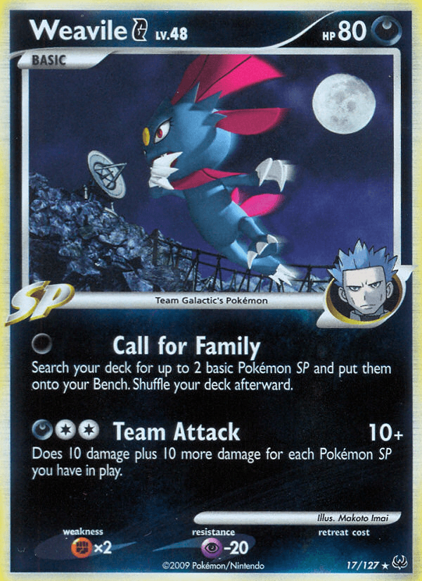 Weavile G (17/127) [Platinum: Base Set] - Doe's Cards