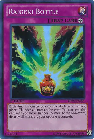 Raigeki Bottle [BPW2-EN091] Super Rare - Doe's Cards